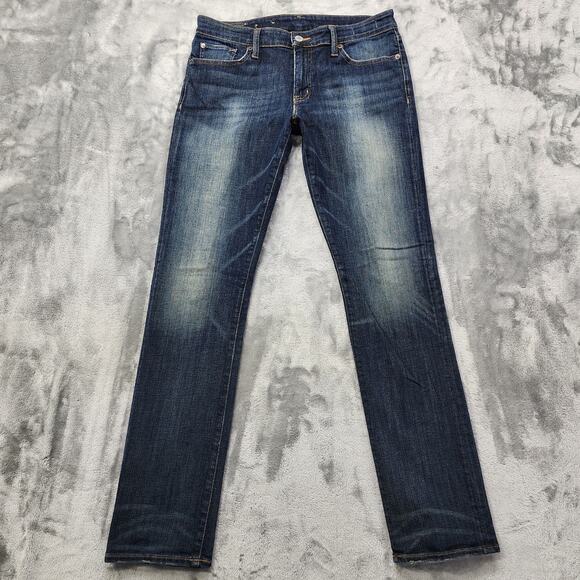 Denim Supply Ralph Lauren Jeans Mens 30/32 Blue Dark Wash Faded Straight Leg - Picture 1 of 15